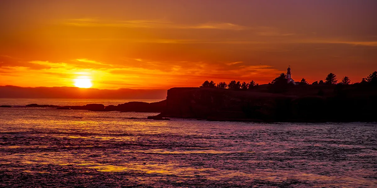 Tatoosh Island Lighthouse at Cape Flattery, Olympic Peninsula, Washington
